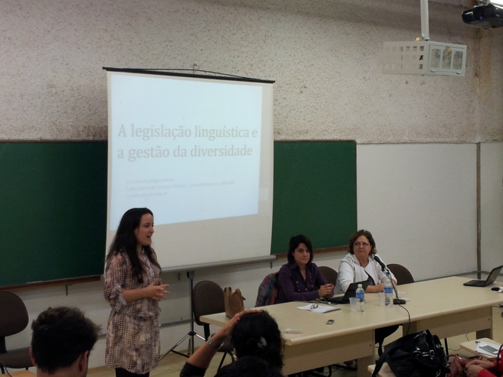 Conferência de Carolina Maria Rodríguez Zucolillo na VI Jornada de Políticas Linguísticas