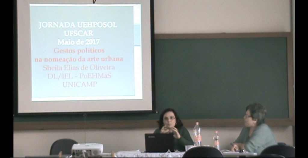 Apresentação da Profª. Drª. Sheila Elias Oliveira na IX Jornada de Políticas Linguísticas