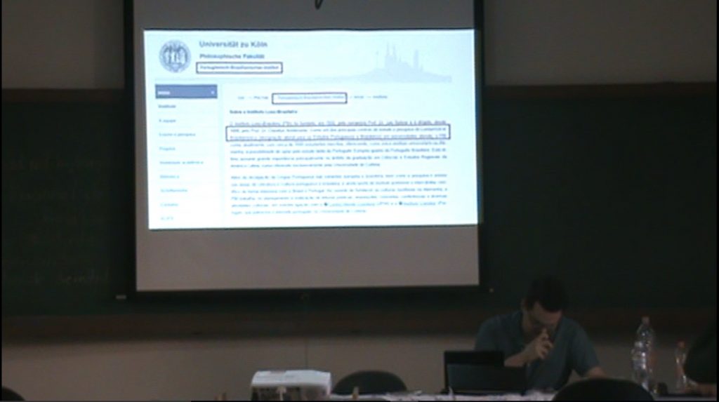 Apresentação da Prof. Dr. André Stefferson Stahlhauer na IX Jornada de Políticas Linguísticas